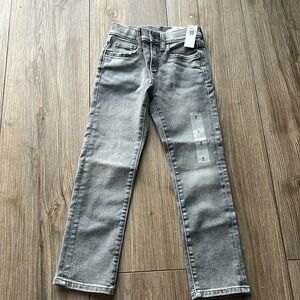 Boys- size 6 slim grey jeans- slim fit with stretch.